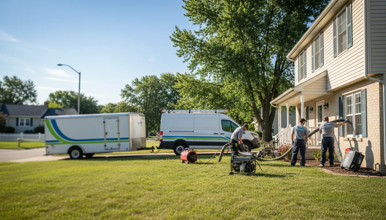 Flooded Basement Restoration And Cleanup With Repair in Manchester, OH near me
